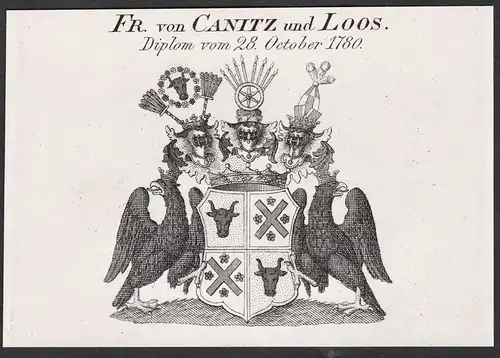 Fr. von Canitz und Loos - Wappen coat of arms