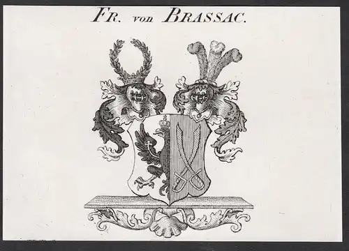 Fr. von Brassac - Wappen coat of arms