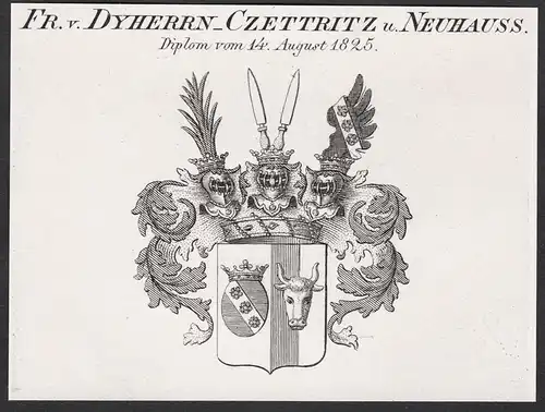 Fr. v. Dyherrn_Czettritz u. Neuhauss - Wappen coat of arms