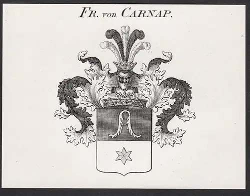 Fr. von Carnap - Wappen coat of arms