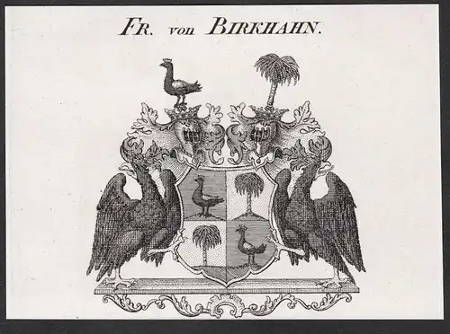 Fr. von Birkhahn - Wappen coat of arms