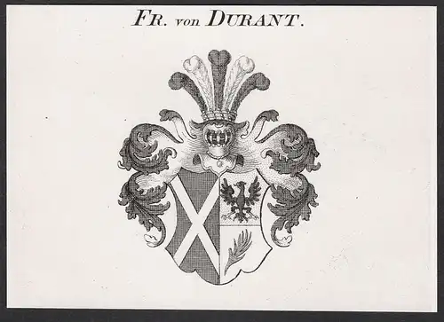 Fr. von Durant - Wappen coat of arms