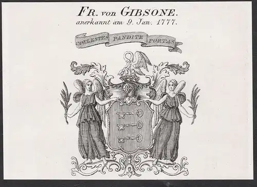Fr. von Gibsone - Wappen coat of arms