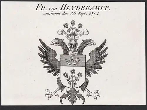 Fr. von Heydekampf - Wappen coat of arms