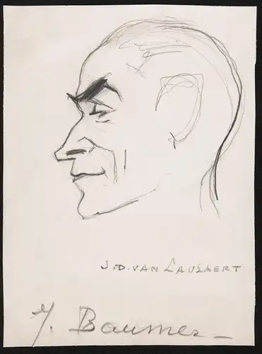 J. Baumer - Jacques Baumer (1885-1951) comedien directeur comedien director theatre Portrait