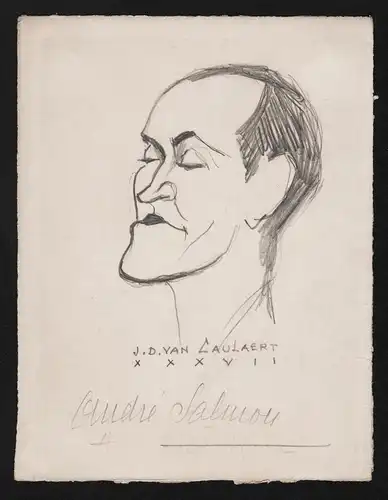 André Salmon - André Salmon (1881-1969) ecrivain poete romancier poet critic writer cubisme Kubismus cubism ca