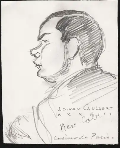 Marc-Cabe / Casino de Paris - Marc-Cab (Marcel Cabridens) Librettiste auteur theatre Portrait