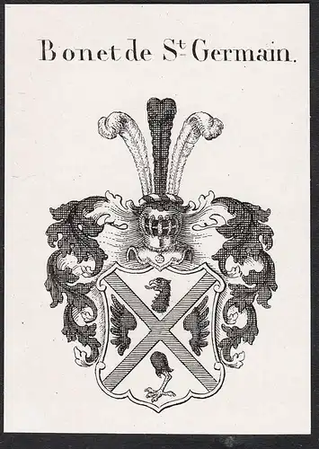 Bonet de St Germain - Wappen coat of arms