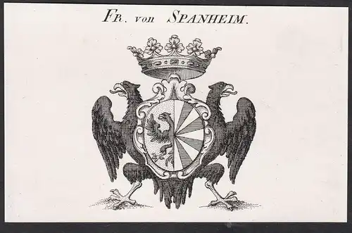 Fr. von Spanheim - Wappen coat of arms