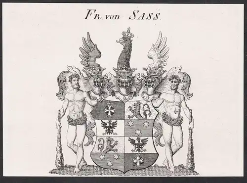 Fr. von Sass - Wappen coat of arms