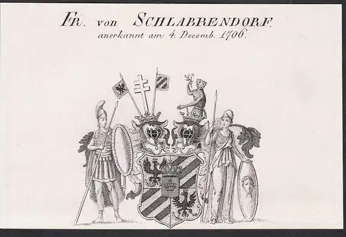 Fr. von Schlabrendorf - Wappen coat of arms