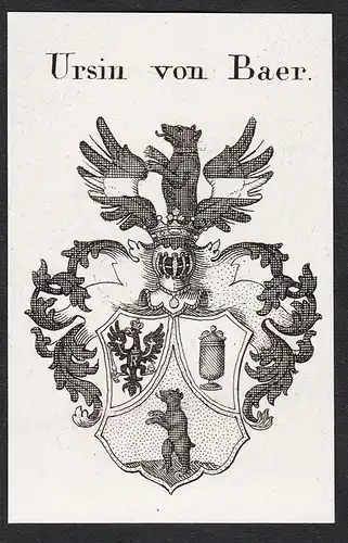 Ursin von Baer - Wappen coat of arms