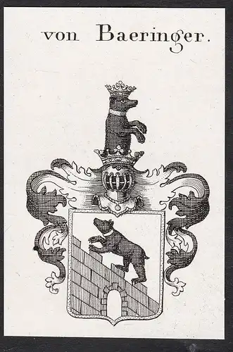 von Baeringer - Wappen coat of arms