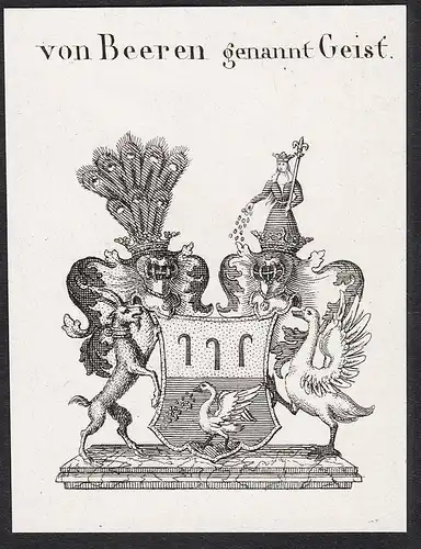 von Beeren genannt Geist - Wappen coat of arms
