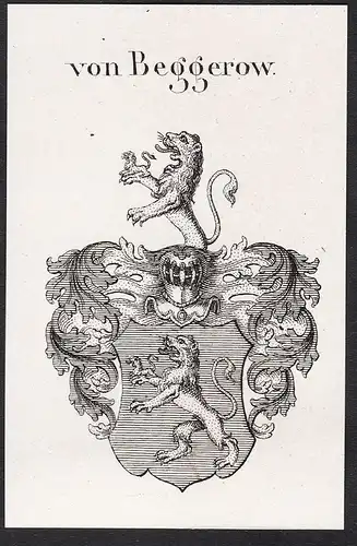 von Beggerow - Wappen coat of arms