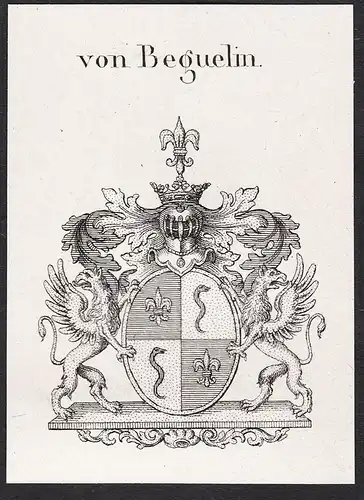 von Beguelin - Wappen coat of arms
