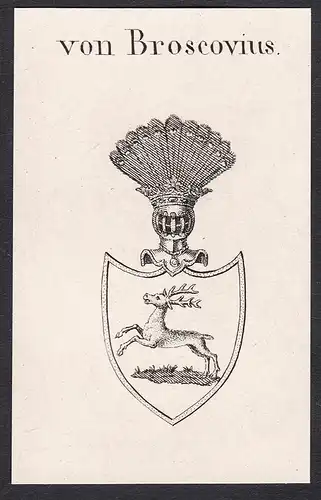 von Broscovius - Wappen coat of arms