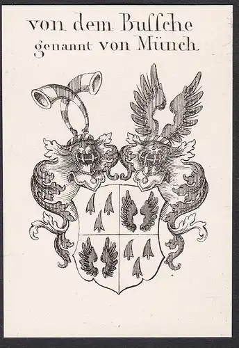 von dem Buffche genannt von Münch - Wappen coat of arms
