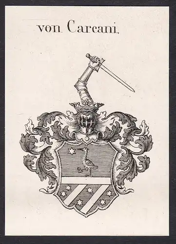 von Carcani - Wappen coat of arms