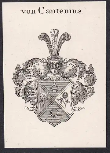 von Cantenius - Wappen coat of arms