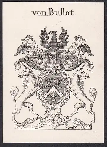 von Bullot - Wappen coat of arms
