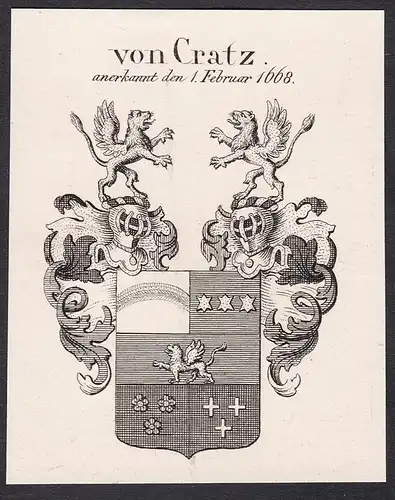 von Cratz - Wappen coat of arms