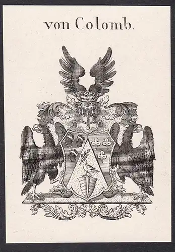 von Colomb - Wappen coat of arms