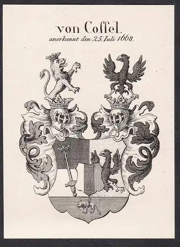von Coffel - Wappen coat of arms