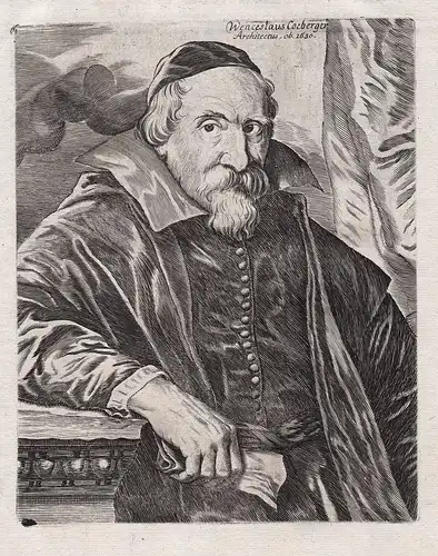 Wenceslaus Coeberger - Wenceslaus Cobergher (1560-1634) architect painter antiquarian Renaissance Portrait