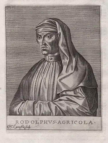 Rudolphus Agricola - Rudolf Agricola (1444 - 1485) Humanist writer Portrait
