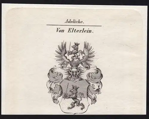 Von Elterlein - Wappen coat of arms