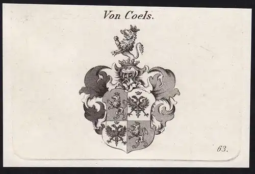 Von Coels - Wappen coat of arms