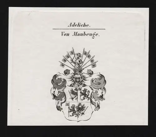 Von Maubeuge - Wappen coat of arms