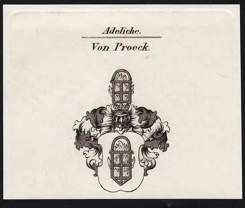 Von Proeck - Wappen coat of arms