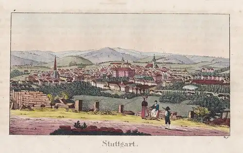 Stuttgart - Gesamtansicht Baden-Württemberg Ansicht view
