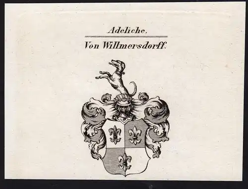 Von Willmersdorff - Wappen coat of arms