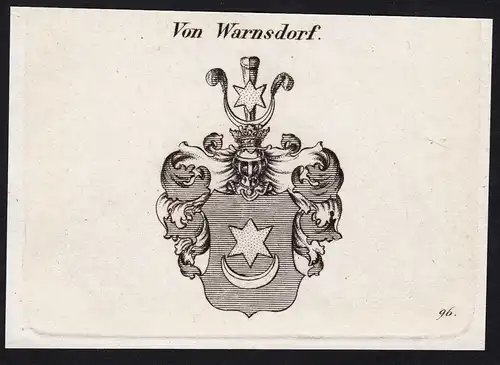 Von Warnsdorf - Wappen coat of arms