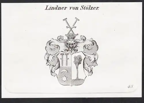 Lindner von Stölzer - Wappen coat of arms