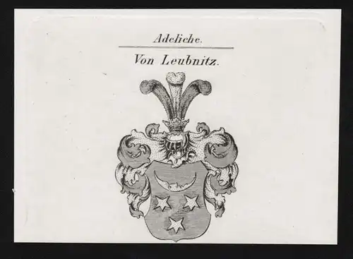 Von Leubnitz - Wappen coat of arms