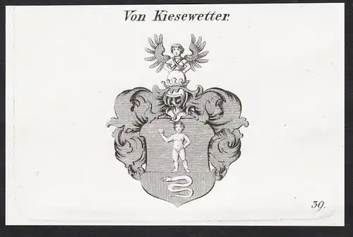 Von Kiesewetter - Wappen coat of arms