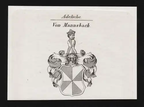 Von Mannsbach - Wappen coat of arms