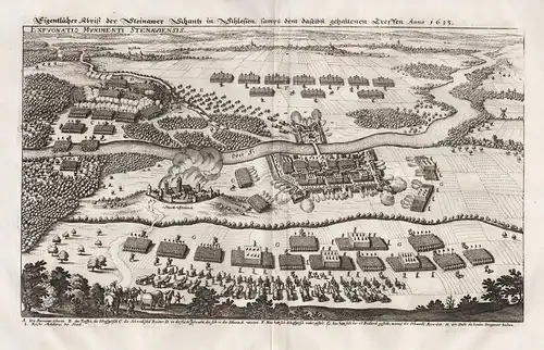 Eigentlicher Abriß der Steinawer Schantz in Schlesien, sampt dem daselbst gehaltenen Treffen Anno 1633 - Scina