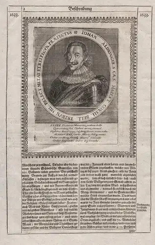 Iohann Aldringer. S. Caes. Maiest. Consil. Bell. Tribun... - Johann von Aldringen (1558-1634) Feldmarschall Ge