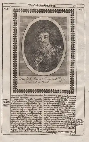 Jean de S. Bonnet Seigneur de Toyras - Jean de Saint-Bonnet de Toiras  (1585-1636) Portrait