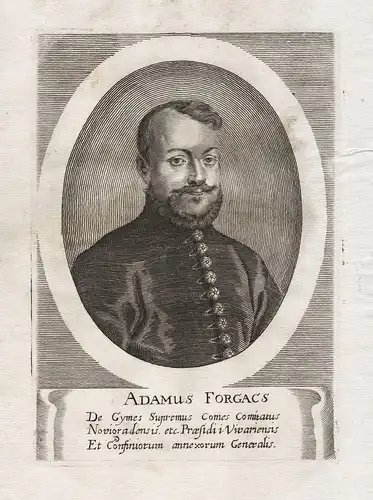 Adamus Forgacs de Gymes - Adam Forgach Ghymes - Gacs (1601-1681) Hungary Ungarn Portrait