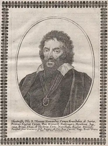 Thomas Howardus - Thomas Howard earle Graf Arundel (1585-1646) England Portrait