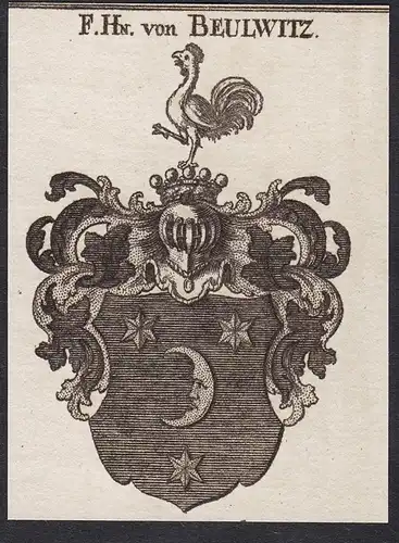 F.Hn. von Beulwitz - Wappen coat of arms