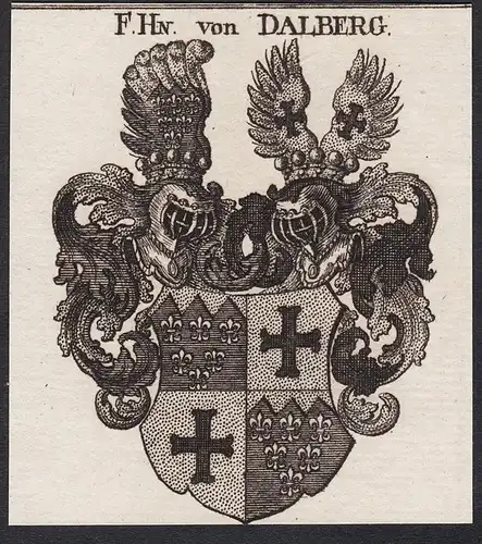 F.Hn. von Dalberg - Wappen coat of arms