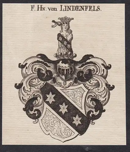 F.Hn. von Lindenfels - Wappen coat of arms