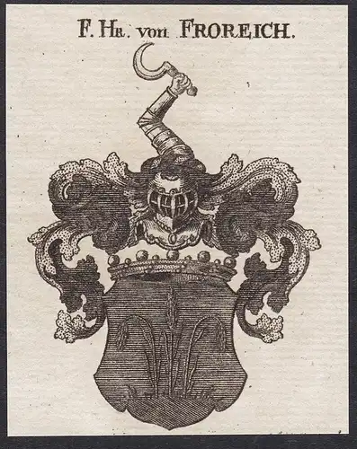 F.Hr. von Froreich - Wappen coat of arms